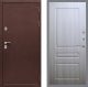 Входная металлическая Дверь Рекс (REX) 5А FL-243 Сандал белый