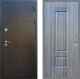 Входная металлическая Дверь Рекс (REX) Премиум-246 FL-2 Сандал грей