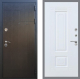 Входная металлическая Дверь Рекс (REX) Премиум-246 FL-2 Силк Сноу