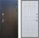 Входная металлическая Дверь Рекс (REX) Премиум-246 FL-33 Белый ясень