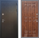 Входная металлическая Дверь Рекс (REX) Премиум-246 FL-33 орех тисненый