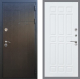 Входная металлическая Дверь Рекс (REX) Премиум-246 FL-33 Силк Сноу