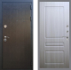 Входная металлическая Дверь Рекс (REX) Премиум-246 FL-243 Сандал белый
