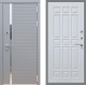 Входная металлическая Дверь Рекс (REX) 24 FL-33 Белый ясень