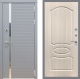 Входная металлическая Дверь Рекс (REX) 24 FL-128 Беленый дуб