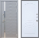 Входная металлическая Дверь Рекс (REX) 24 FL-128 Силк Сноу