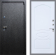 Входная металлическая Дверь Рекс (REX) 3 FL-128 Силк Сноу