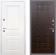 Входная металлическая Дверь Рекс (REX) Премиум-н Силк Сноу FL-183 Венге