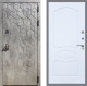 Входная металлическая Дверь Рекс (REX) 23 FL-128 Силк Сноу