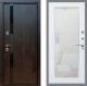 Входная металлическая Дверь Рекс (REX) 26 Зеркало Пастораль Белый ясень
