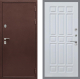 Входная металлическая Дверь Рекс (REX) 5 металл 3 мм FL-33 Белый ясень