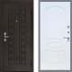 Входная металлическая Дверь Рекс (REX) Сенатор Cisa FL-128 Белый ясень