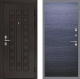Входная металлическая Дверь Рекс (REX) Сенатор Cisa GL Дуб тангенальный черный