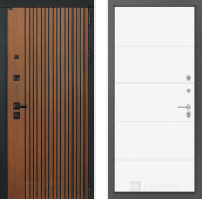 Дверь Лабиринт (LABIRINT) Шторм 13 Белый софт 860х2050 мм