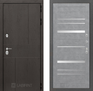 Дверь Лабиринт (LABIRINT) Urban 20 Бетон светлый 960х2050 мм