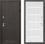 Дверь Лабиринт (LABIRINT) Urban 01 Сандал белый 860х2050 мм