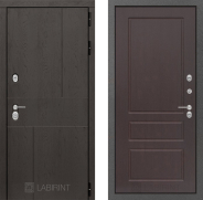 Дверь Лабиринт (LABIRINT) Urban 03 Орех премиум 860х2050 мм