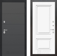 Дверь Лабиринт (LABIRINT) Art 26 Белый (RAL-9003) 960х2050 мм
