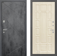 Дверь Лабиринт (LABIRINT) Лофт 12 Беленый дуб 960х2050 мм