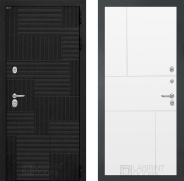 Дверь Лабиринт (LABIRINT) Pazl 21 Белый софт 860х2050 мм