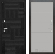Дверь Лабиринт (LABIRINT) Pazl 13 Грей софт 960х2050 мм