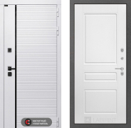 Дверь Лабиринт (LABIRINT) Royal 03 Белый софт 860х2050 мм