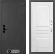 Дверь Лабиринт (LABIRINT) Acustic 03 Белый софт 860х2050 мм