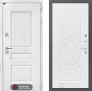 Дверь Лабиринт (LABIRINT) Versal 23 Белый софт 860х2050 мм
