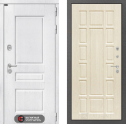 Дверь Лабиринт (LABIRINT) Versal 12 Беленый дуб 860х2050 мм