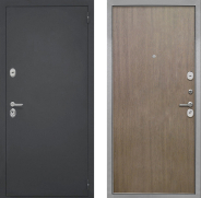 Дверь Интекрон (INTECRON) Гектор Гладкая шпон Венге коричневый 960х2050 мм