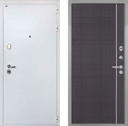 Дверь Интекрон (INTECRON) Колизей White В-07 с молдингом Венге 860х2050 мм