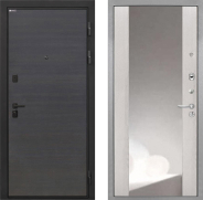 Дверь Интекрон (INTECRON) Профит Black Эковенге ФЛЗ-516 Зеркало Сосна белая 960х2050 мм