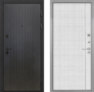Дверь Интекрон (INTECRON) Профит Black ФЛ-295 В-07 с молдингом Лофт белый 960х2050 мм