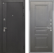 Дверь Интекрон (INTECRON) Олимпия Black 4К ФЛ-243 Графит вуд дуб 860х2050 мм
