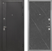 Дверь Интекрон (INTECRON) Олимпия Black 4К Гладкая Гранит лава оникс 960х2050 мм